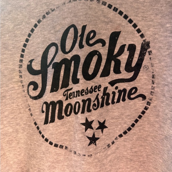 Gray Ole Smoky Tennessee Moonshine Hoodie. - Picture 6 of 6
